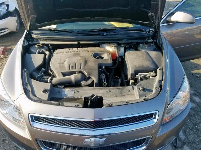 1G1ZC5E1XBF354453 - 2011 CHEVROLET MALIBU 1LT CHARCOAL photo 7