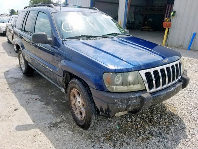 1J4GW48S0YC230927 - 2000 JEEP GRAND CHER BLUE photo 1