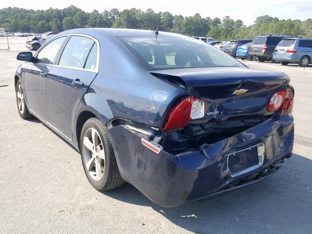 1G1ZC5E10BF168856 - 2011 CHEVROLET MALIBU 1LT 蓝色 照片 3