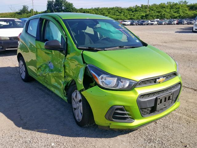 KL8CB6SA2GC603548 - 2016 CHEVROLET SPARK LS GREEN photo 1