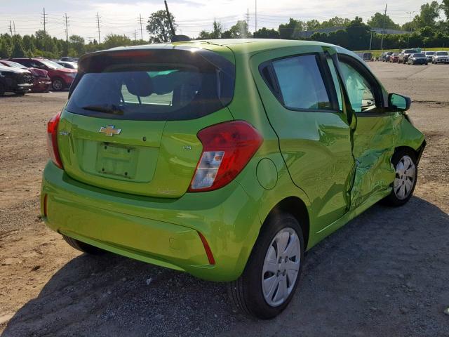 KL8CB6SA2GC603548 - 2016 CHEVROLET SPARK LS GREEN photo 4