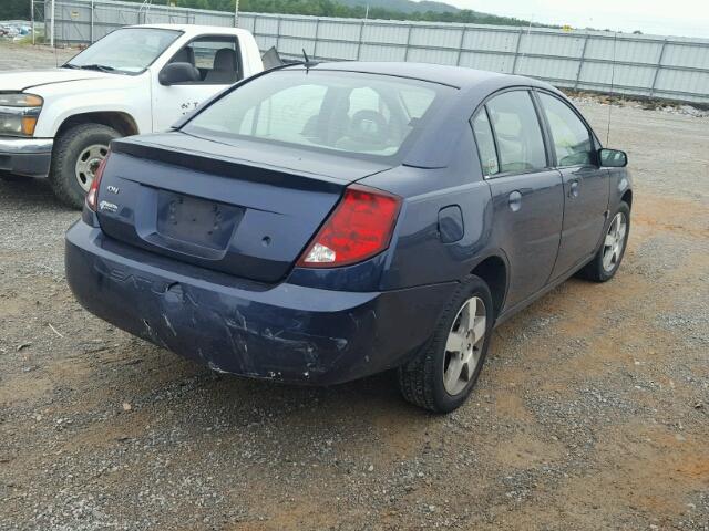 1G8AL55F77Z163556 - 2007 SATURN ION LEVEL BLUE photo 4