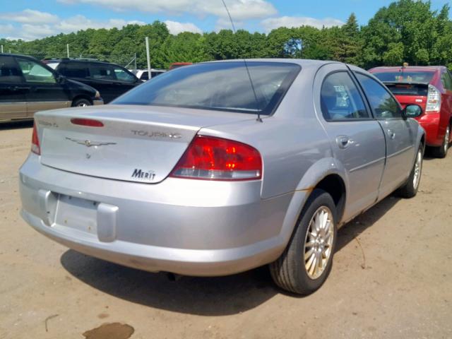 1C3EL56R14N324295 - 2004 CHRYSLER SEBRING LX SILVER photo 4