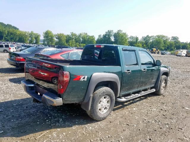 1GCDT136158108943 - 2005 CHEVROLET COLORADO GREEN photo 4