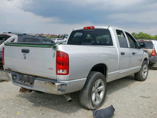 1D7HA18N56J108449 - 2006 DODGE RAM 1500 S SILVER photo 4