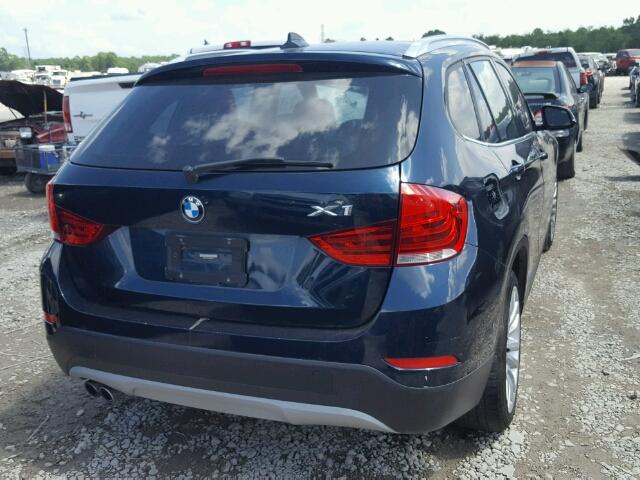 WBAVM1C57EVW48241 - 2014 BMW X1 SDRIVE2 BLUE photo 4