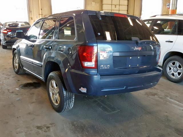 1J8GR48K97C593022 - 2007 JEEP GRAND CHER BLUE photo 3