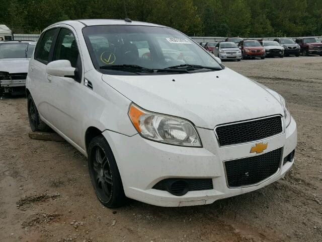 KL1TD6DE1BB155147 - 2011 CHEVROLET AVEO LS WHITE photo 1