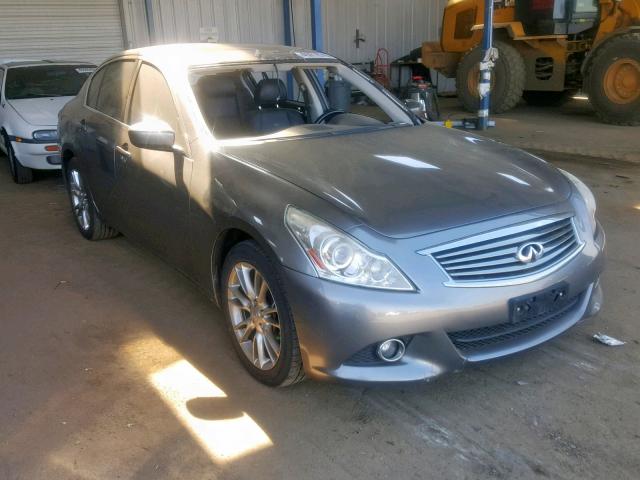 JN1CV6AR0DM751888 - 2013 INFINITI G37 GRAY photo 1