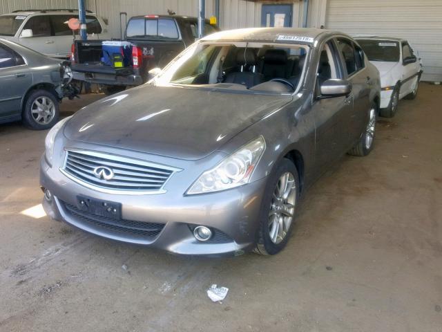 JN1CV6AR0DM751888 - 2013 INFINITI G37 GRAY photo 2