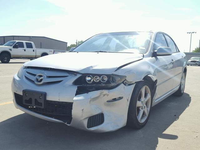 1YVHP80C375M26313 - 2007 MAZDA 6 I SILVER photo 2