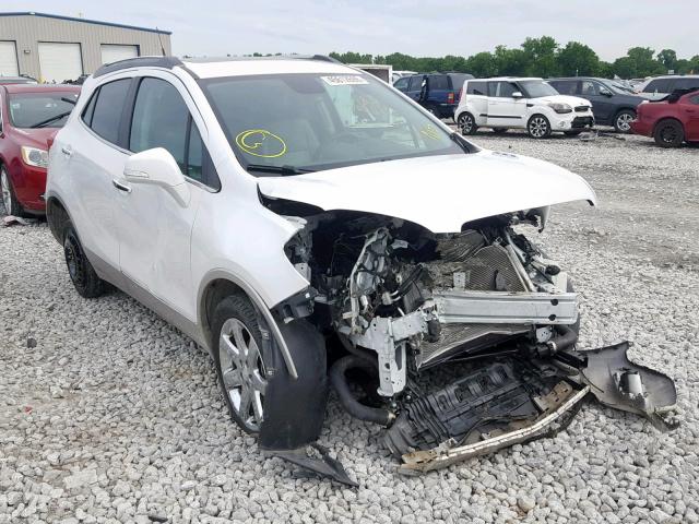 KL4CJCSB8EB759415 - 2014 BUICK ENCORE WHITE photo 1