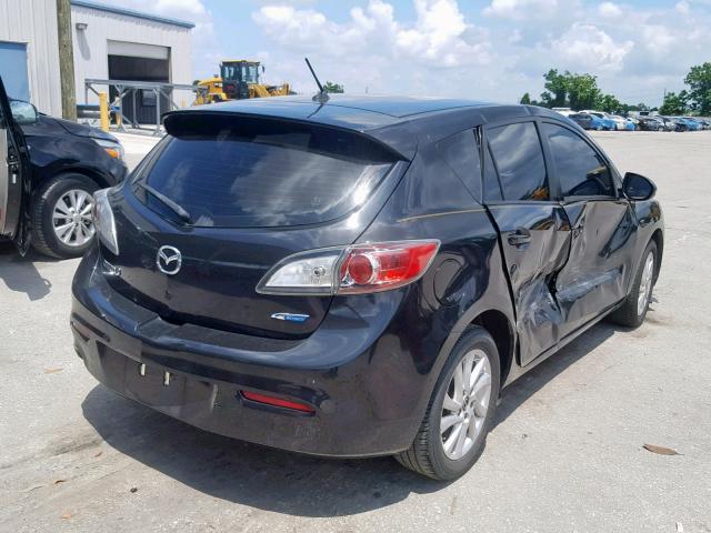 JM1BL1L7XD1815952 - 2013 MAZDA 3 I BLACK photo 4