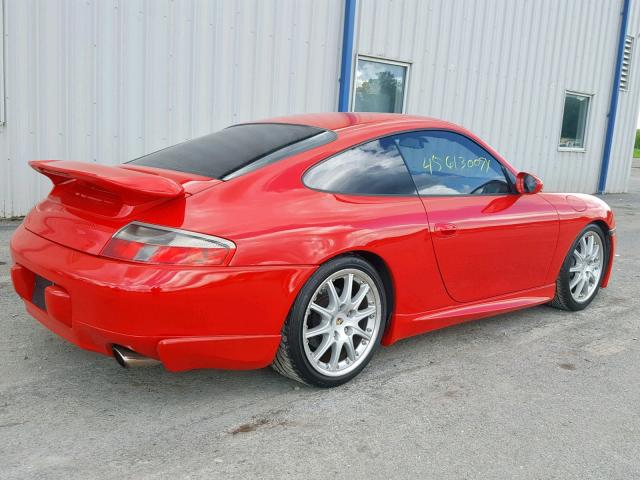 WP0AA299XXS624000 - 1999 PORSCHE 911 CARRER RED photo 4