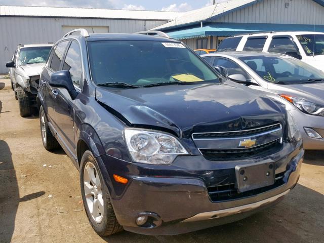 3GNAL3EK2ES631833 - 2014 CHEVROLET CAPTIVA LT BLUE photo 1