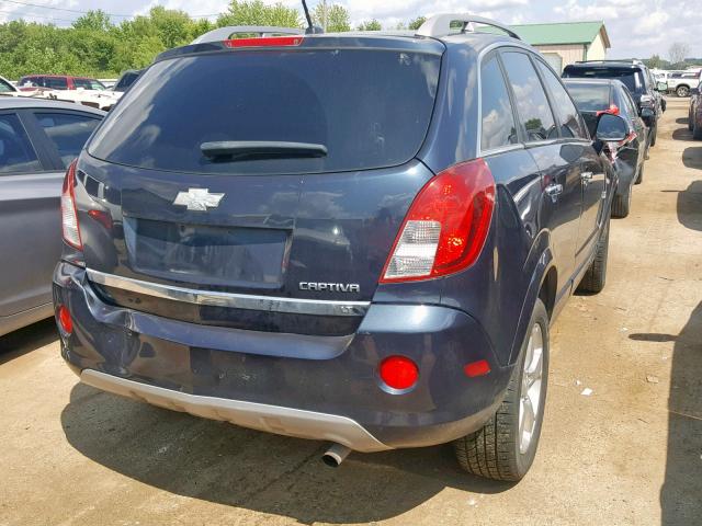 3GNAL3EK2ES631833 - 2014 CHEVROLET CAPTIVA LT BLUE photo 4