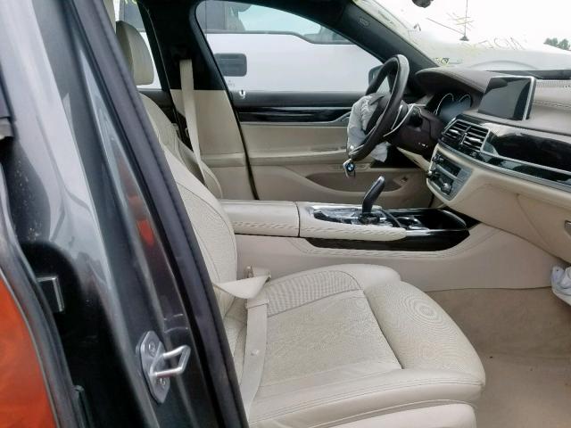 WBA7B0C54GG526825 - 2016 BMW 750 XI GRAY photo 5