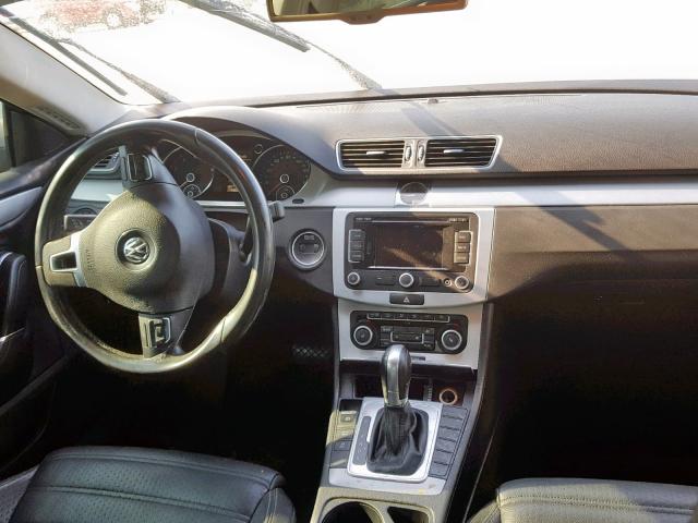 WVWHN7AN9CE509048 - 2012 VOLKSWAGEN CC LUXURY SILVER photo 9