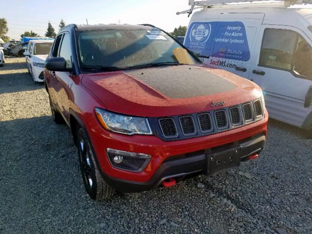 3C4NJDDB0JT451620 - 2018 JEEP COMPASS TR RED photo 1