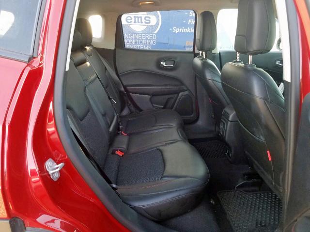 3C4NJDDB0JT451620 - 2018 JEEP COMPASS TR RED photo 6