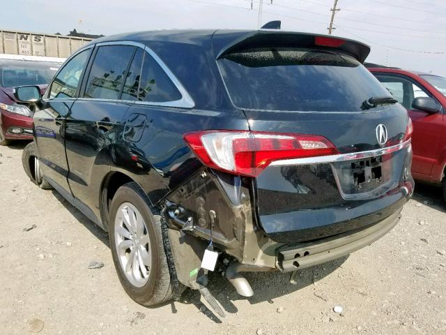 5J8TB3H57GL013735 - 2016 ACURA RDX TECHNO BLACK photo 3