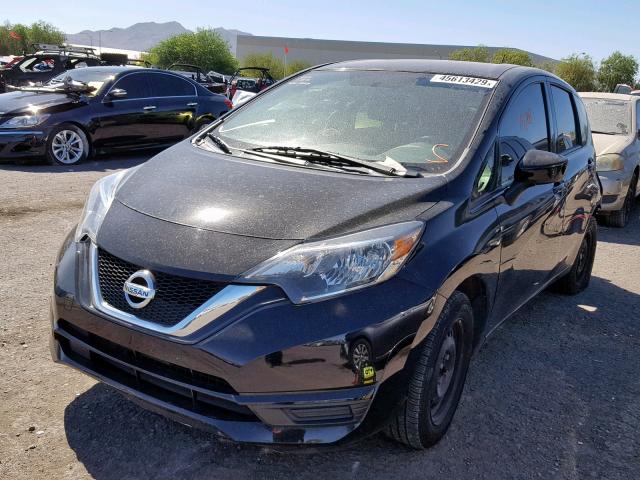 3N1CE2CP0HL354377 - 2017 NISSAN VERSA NOTE BLACK photo 2