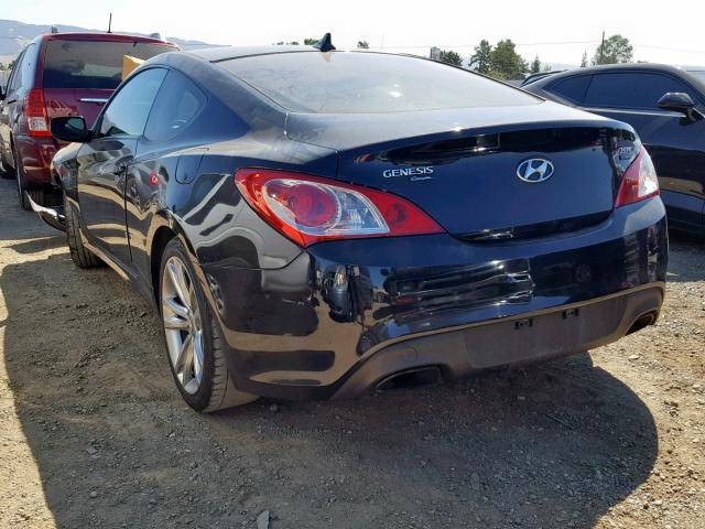 KMHHT6KD8BU046440 - 2011 HYUNDAI GENESIS CO BLACK photo 3