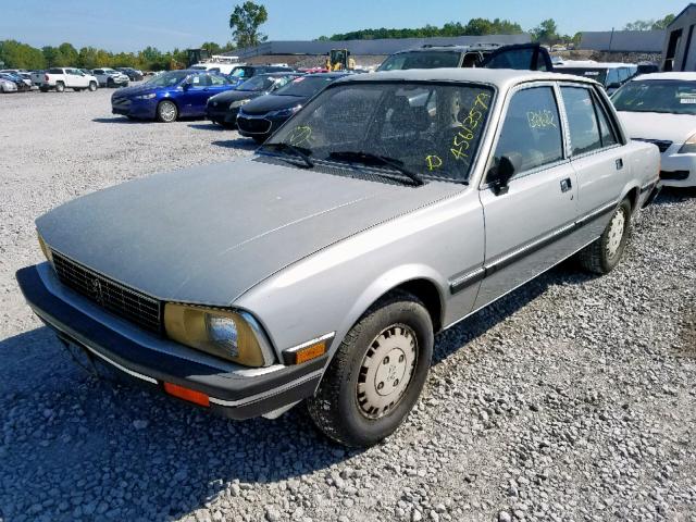 VF3BA11E7FS372038 - 1985 PEUGEOT 505 GL SILVER photo 2