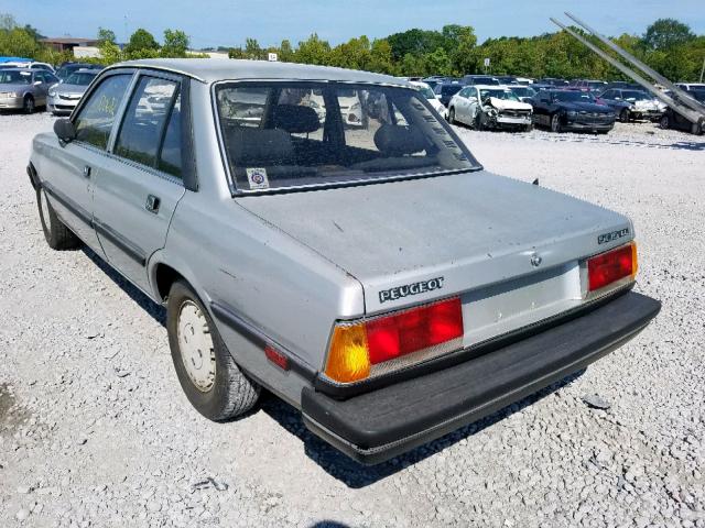 VF3BA11E7FS372038 - 1985 PEUGEOT 505 GL SILVER photo 3