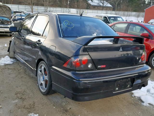 JA3AJ86E42U077628 - 2002 MITSUBISHI LANCER OZ BLUE photo 3