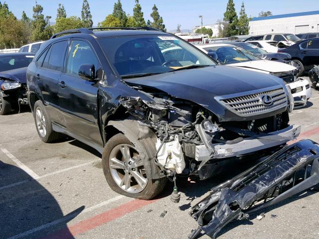 JTJGW31UX72004858 - 2007 LEXUS RX 400H BLACK photo 1