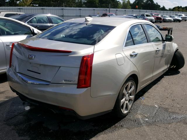 1G6AH5RX3F0101880 - 2015 CADILLAC ATS LUXURY TAN photo 4