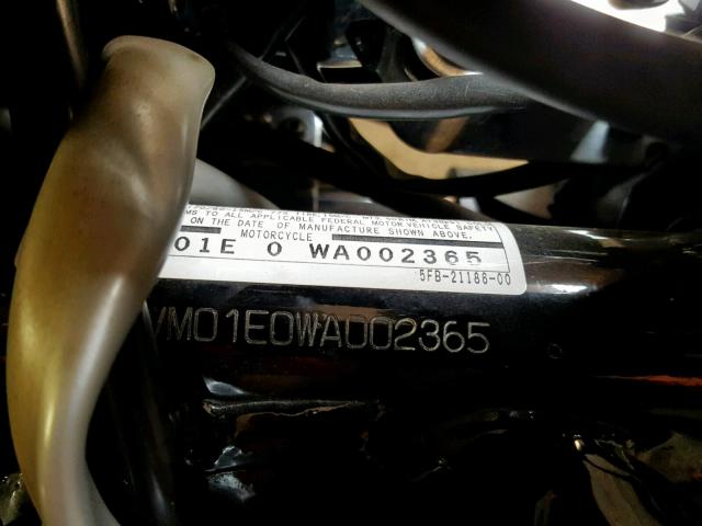 JYAVM01E0WA002365 - 1998 YAMAHA XVS65 BASE BLACK photo 10