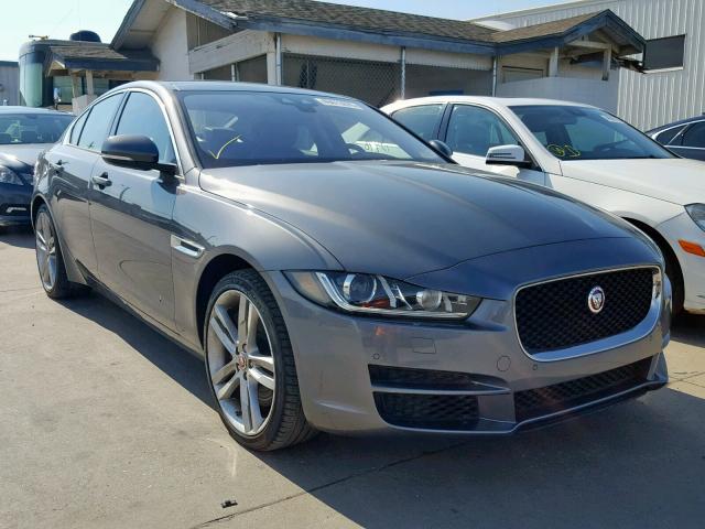 SAJAJ4BV4HA966389 - 2017 JAGUAR XE PREMIUM GRAY photo 1