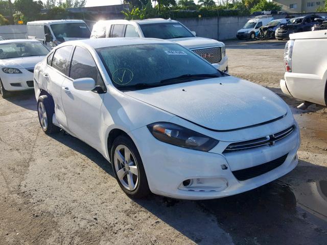 1C3CDFBB2FD212360 - 2015 DODGE DART SXT WHITE photo 1