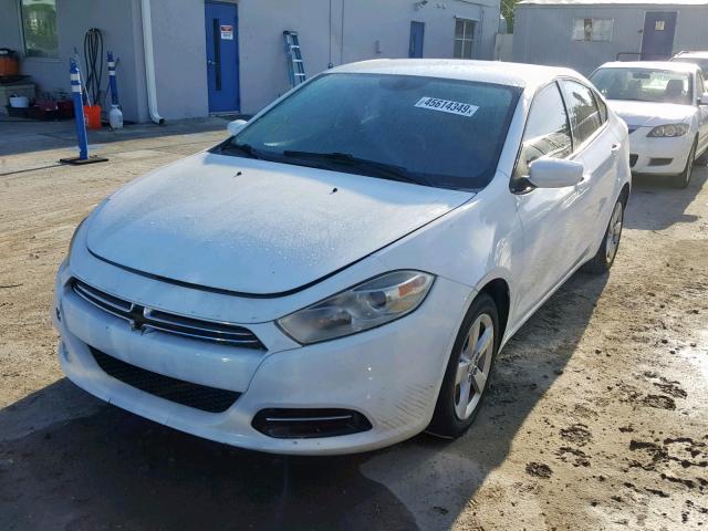 1C3CDFBB2FD212360 - 2015 DODGE DART SXT WHITE photo 2