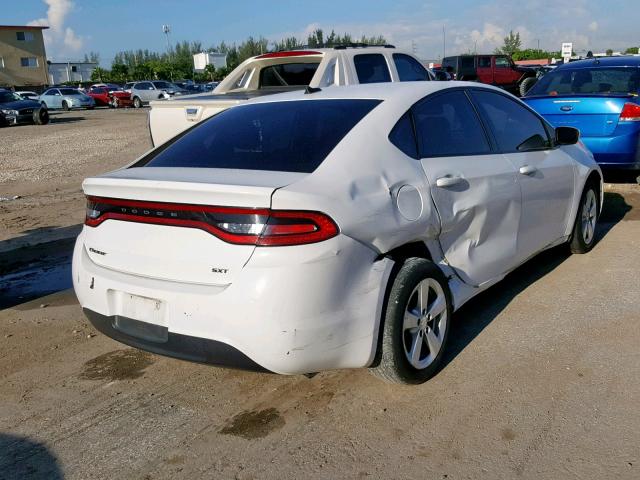 1C3CDFBB2FD212360 - 2015 DODGE DART SXT WHITE photo 4