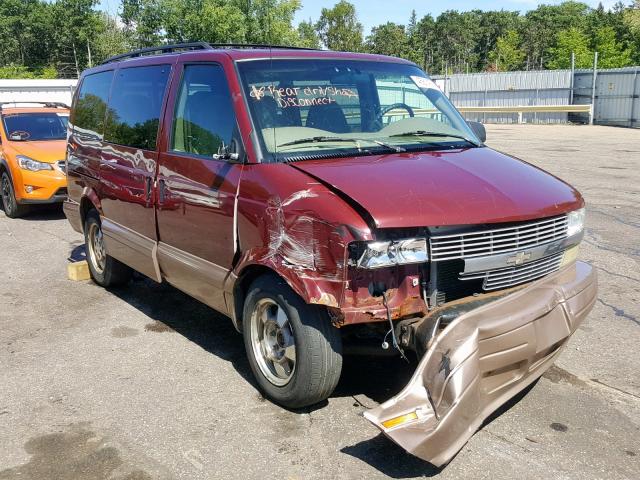 1GNEL19X43B146310 - 2003 CHEVROLET ASTRO MAROON photo 1