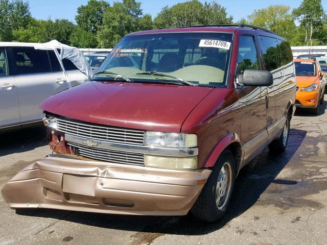 1GNEL19X43B146310 - 2003 CHEVROLET ASTRO MAROON photo 2