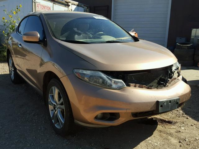 JN8AZ1FY3BW002326 - 2011 NISSAN MURANO CRO GOLD photo 1