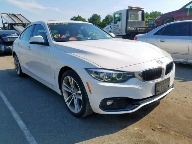 WBA4J3C57KBL10562 - 2019 BMW 430XI GRAN WHITE photo 1