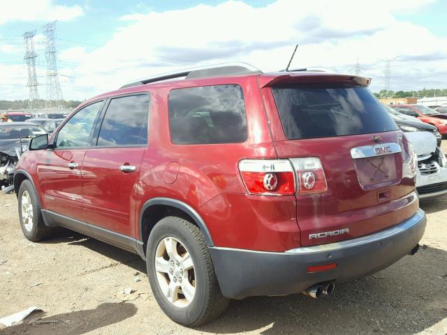 1GKER13778J111441 - 2008 GMC ACADIA SLE RED photo 3