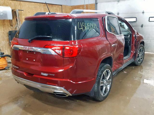 1GKKNXLS6JZ108995 - 2018 GMC ACADIA DEN RED photo 4