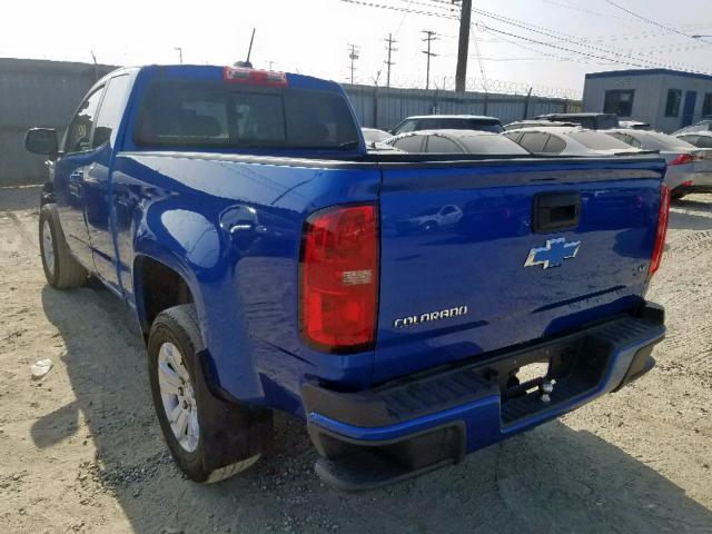 1GCHSCEA2J1137890 - 2018 CHEVROLET COLORADO L BLUE photo 3