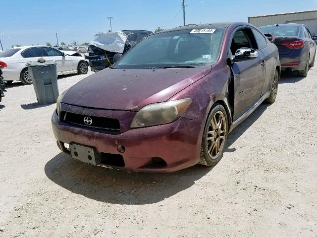JTKDE177850055842 - 2005 TOYOTA SCION TC ბურგუნდია ფოტო 2