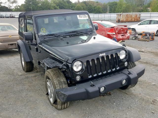 1C4AJWAG1FL530095 - 2015 JEEP WRANGLER S BLACK photo 1