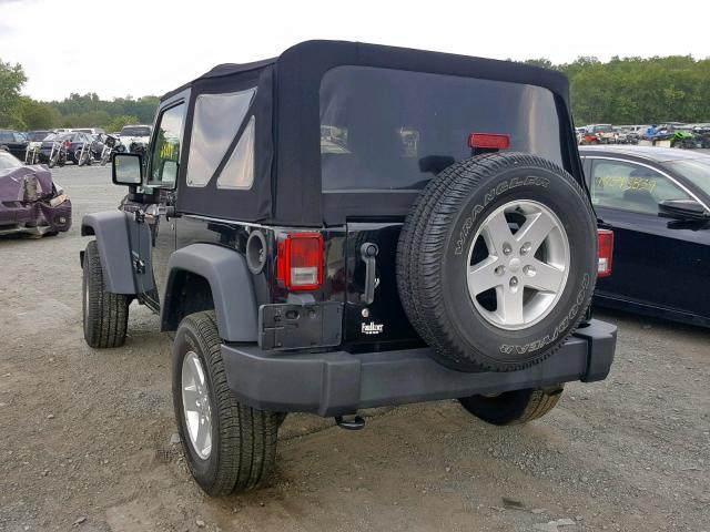 1C4AJWAG1FL530095 - 2015 JEEP WRANGLER S BLACK photo 3