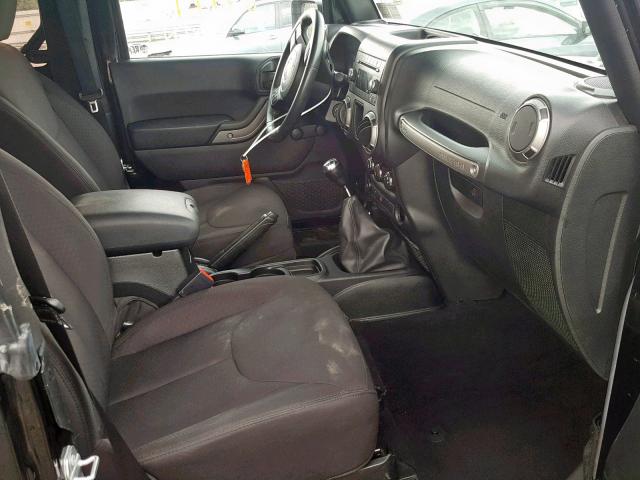 1C4AJWAG1FL530095 - 2015 JEEP WRANGLER S BLACK photo 5