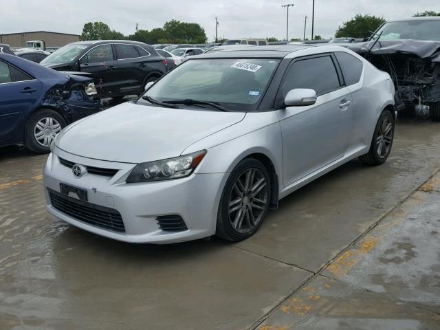JTKJF5C70D3045638 - 2013 TOYOTA SCION TC 银色 照片 2