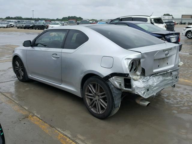 JTKJF5C70D3045638 - 2013 TOYOTA SCION TC 银色 照片 3